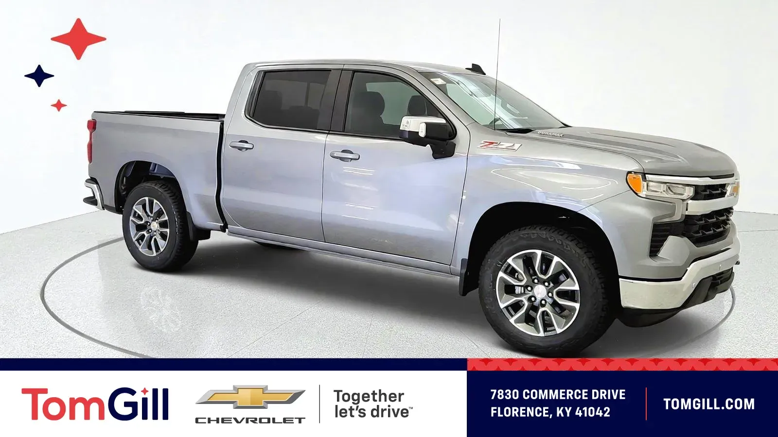 Gray 2026 Chevrolet Silverado 1500 LT for sale in Florence, KY