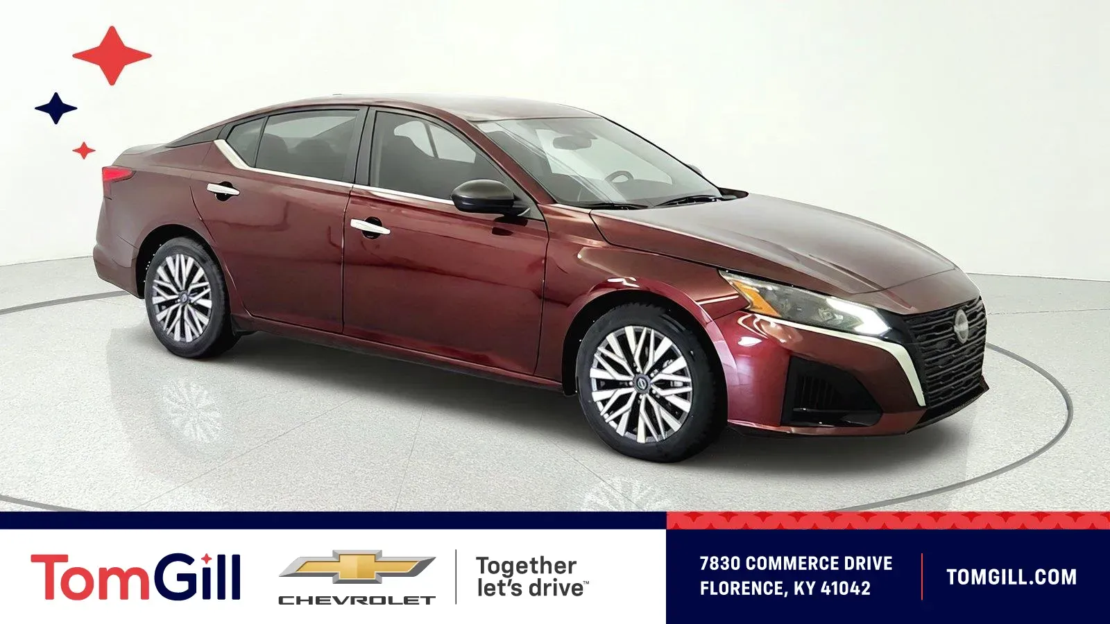 Red 2024 Nissan Altima 2.5 SV for sale in Florence, KY