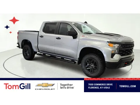 Gray 2026 Chevrolet Silverado 1500 Custom Trail Boss for sale in Florence, KY