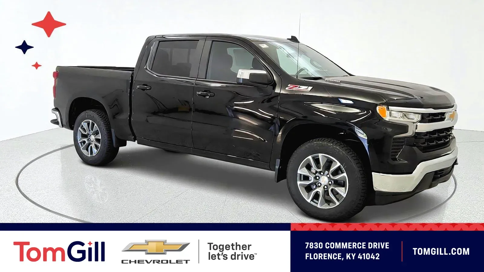 Black 2026 Chevrolet Silverado 1500 LT for sale in Florence, KY