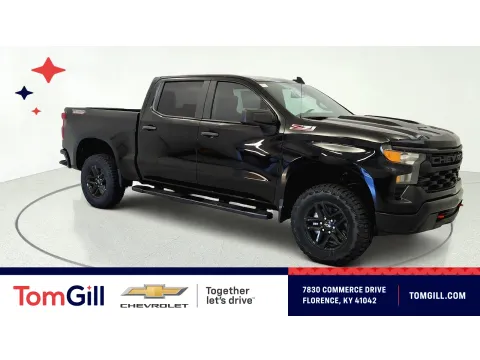 Black 2026 Chevrolet Silverado 1500 Custom Trail Boss for sale in Florence, KY