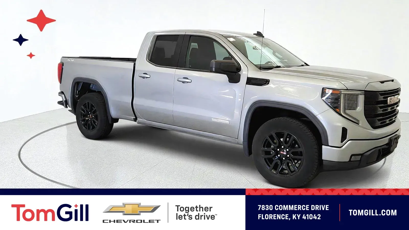 Gray 2023 GMC Sierra 1500 Elevation for sale in Florence, KY
