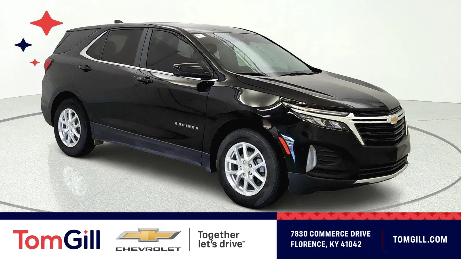 Black 2024 Chevrolet Equinox LT for sale in Florence, KY