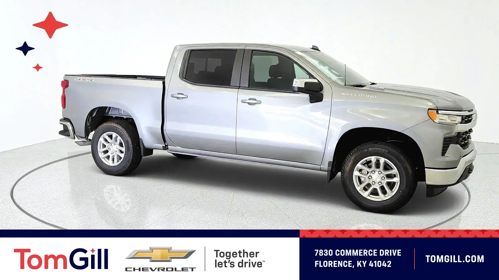 Gray 2026 Chevrolet Silverado 1500 LT for sale in Florence, KY