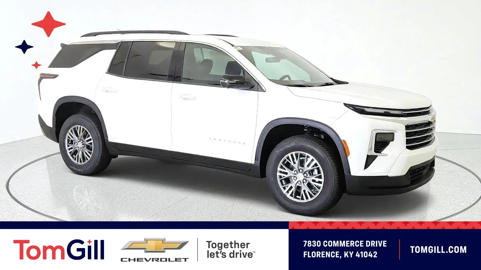 White 2027 Chevrolet Traverse FWD LT for sale in Florence, KY