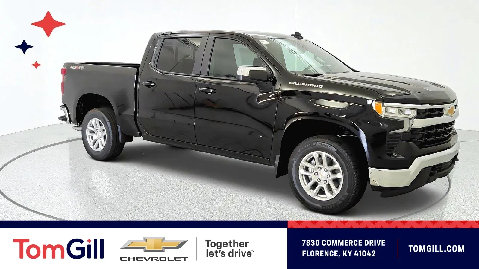 Black 2026 Chevrolet Silverado 1500 LT for sale in Florence, KY