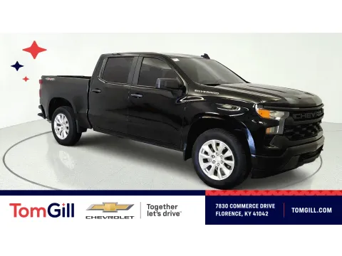 Black 2024 Chevrolet Silverado 1500 Custom for sale in Florence, KY