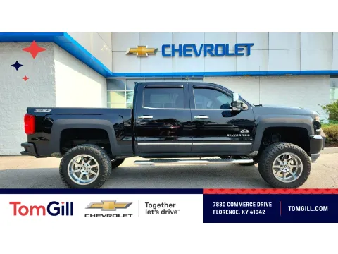 Black 2017 Chevrolet Silverado 1500 LTZ for sale in Florence, KY