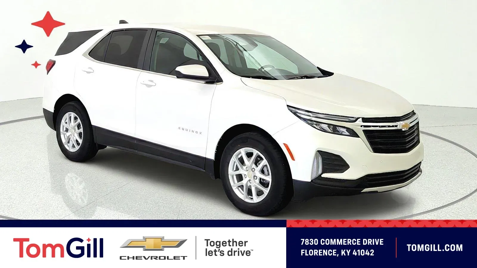 White 2022 Chevrolet Equinox LT for sale in Florence, KY
