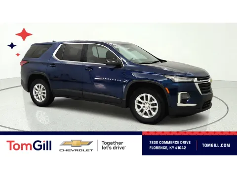 Blue 2023 Chevrolet Traverse LS for sale in Florence, KY