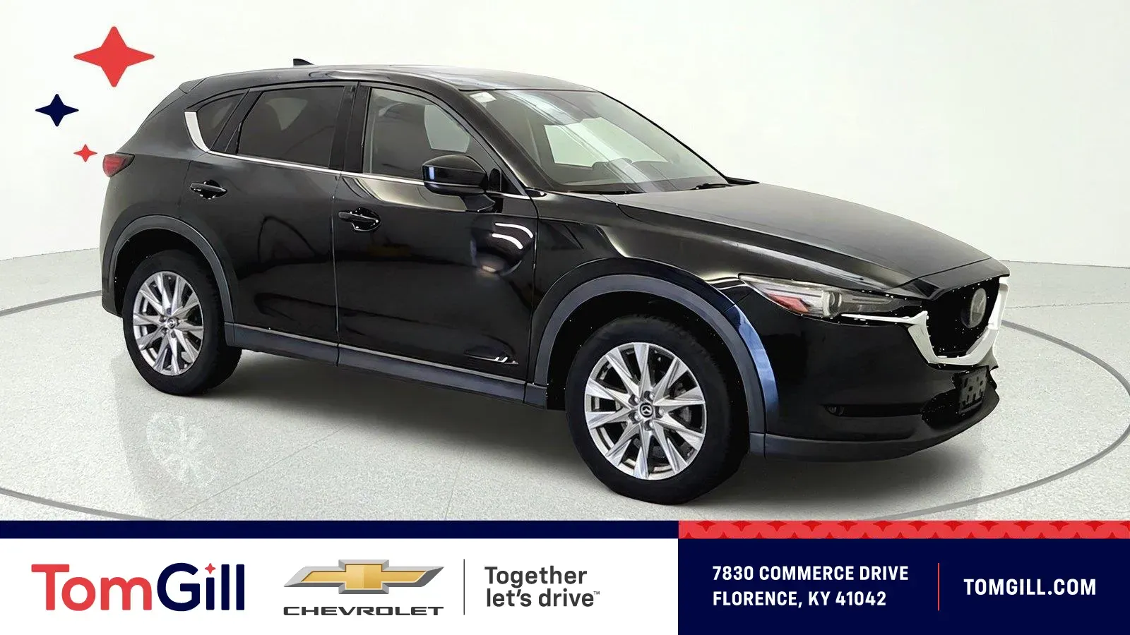 Black 2021 Mazda CX-5 Grand Touring for sale in Florence, KY