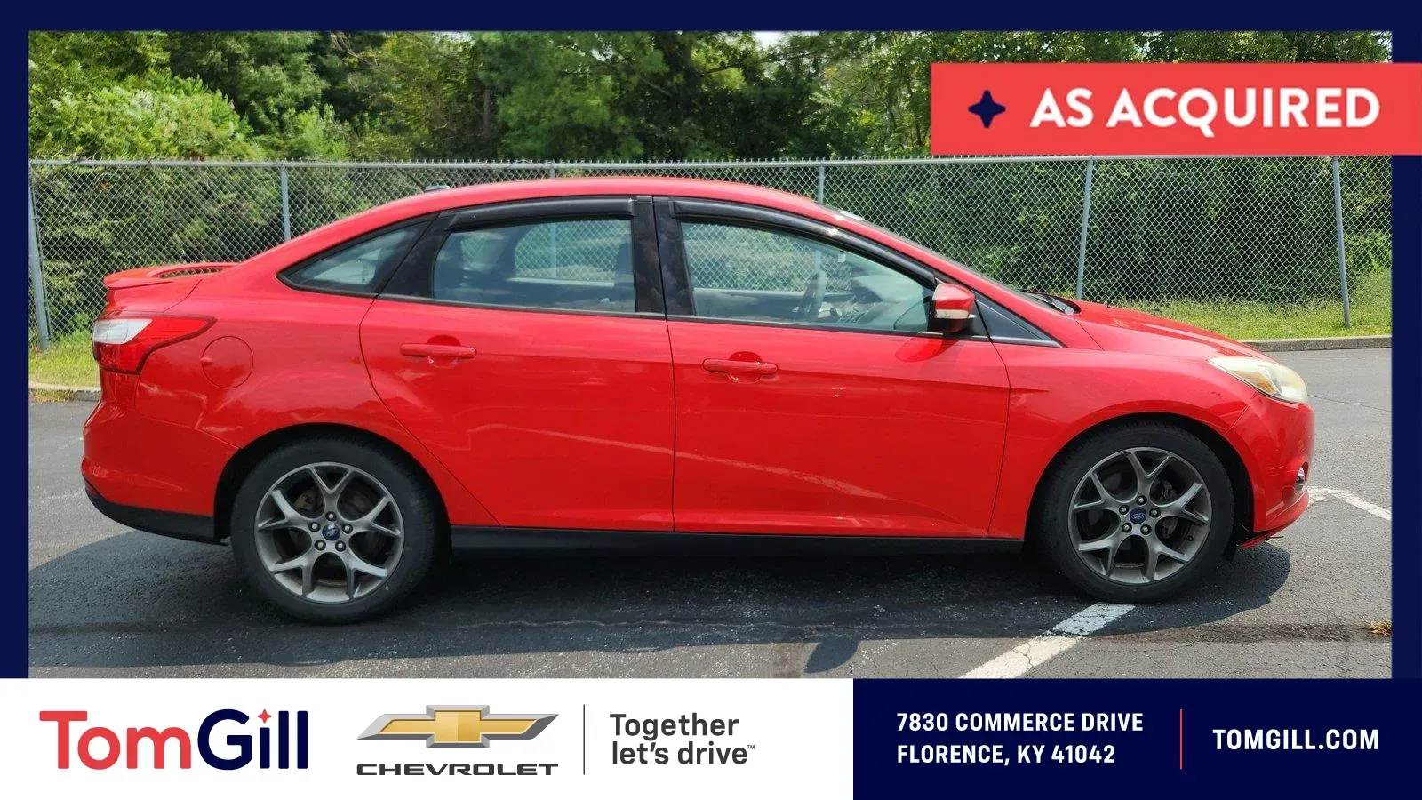 Red 2013 Ford Focus 4dr Sdn SE for sale in Florence, KY