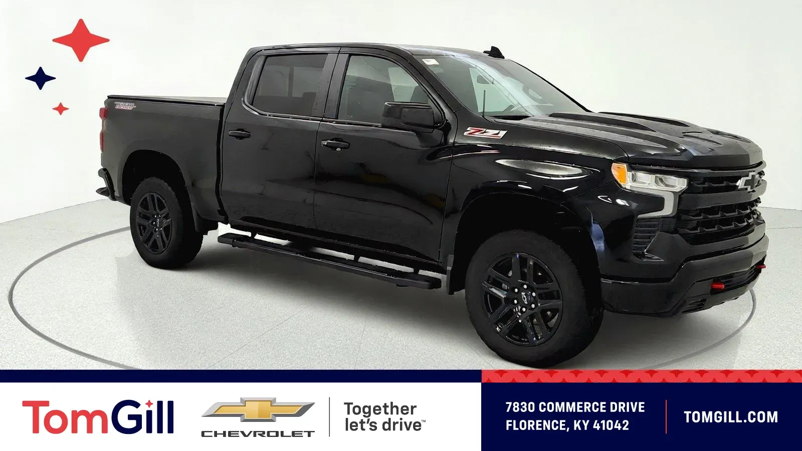 Black 2025 Chevrolet Silverado 1500 LT Trail Boss for sale in Florence, KY