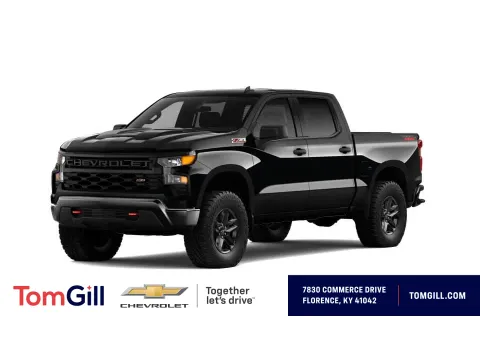 Black 2026 Chevrolet Silverado 1500 Custom Trail Boss for sale in Florence, KY