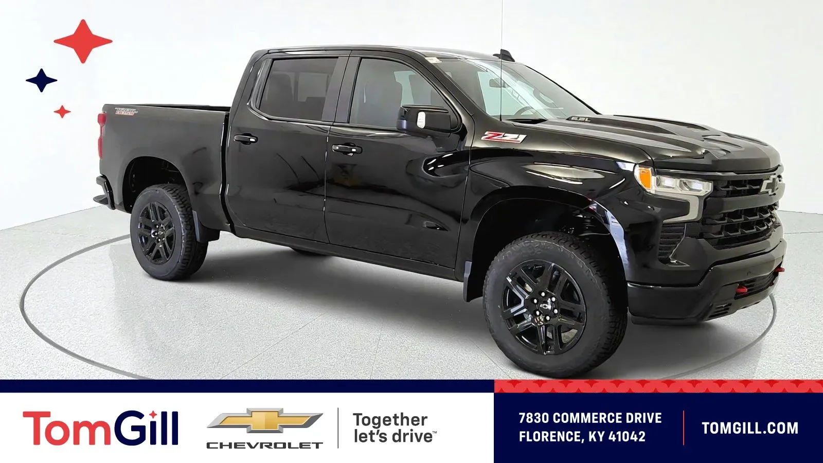 Black 2026 Chevrolet Silverado 1500 LT Trail Boss for sale in Florence, KY