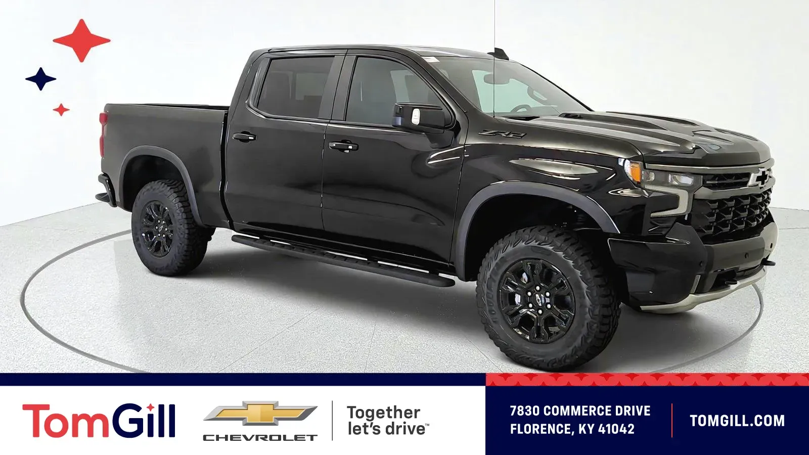 Black 2026 Chevrolet Silverado 1500 ZR2 for sale in Florence, KY