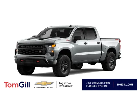 Gray 2026 Chevrolet Silverado 1500 Custom Trail Boss for sale in Florence, KY