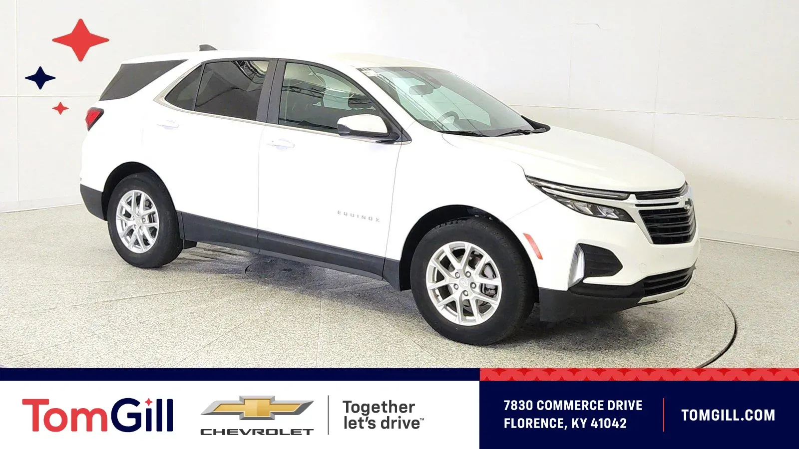 White 2024 Chevrolet Equinox LT for sale in Florence, KY