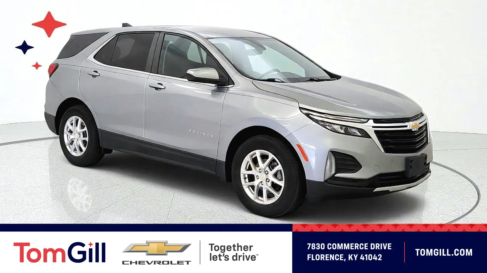 Gray 2024 Chevrolet Equinox LT for sale in Florence, KY