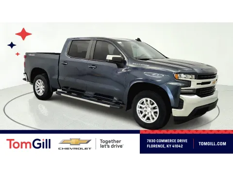 Gray 2021 Chevrolet Silverado 1500 LT for sale in Florence, KY