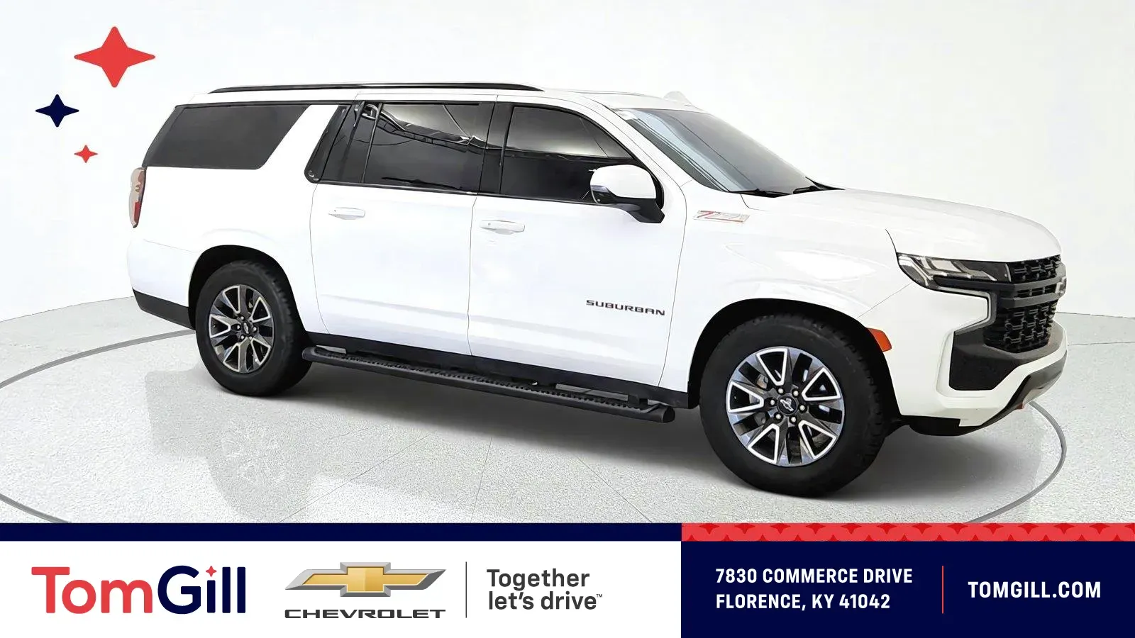 White 2023 Chevrolet Suburban Z71 for sale in Florence, KY