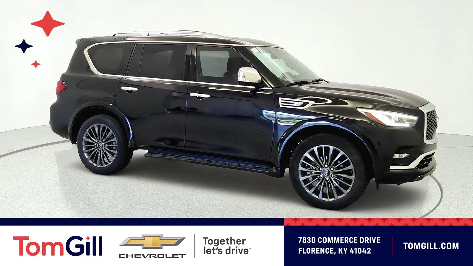 Black 2024 INFINITI QX80 SENSORY for sale in Florence, KY