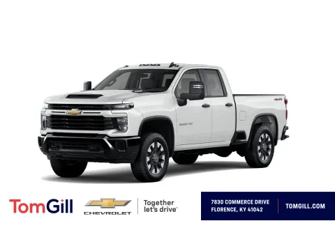 White 2026 Chevrolet Silverado 2500 HD Custom for sale in Florence, KY
