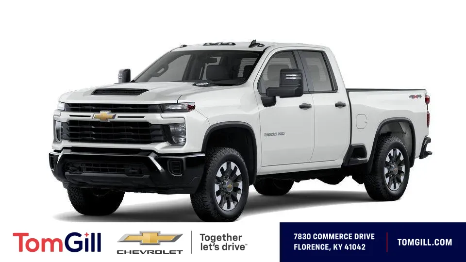 White 2026 Chevrolet Silverado 2500 HD Custom for sale in Florence, KY