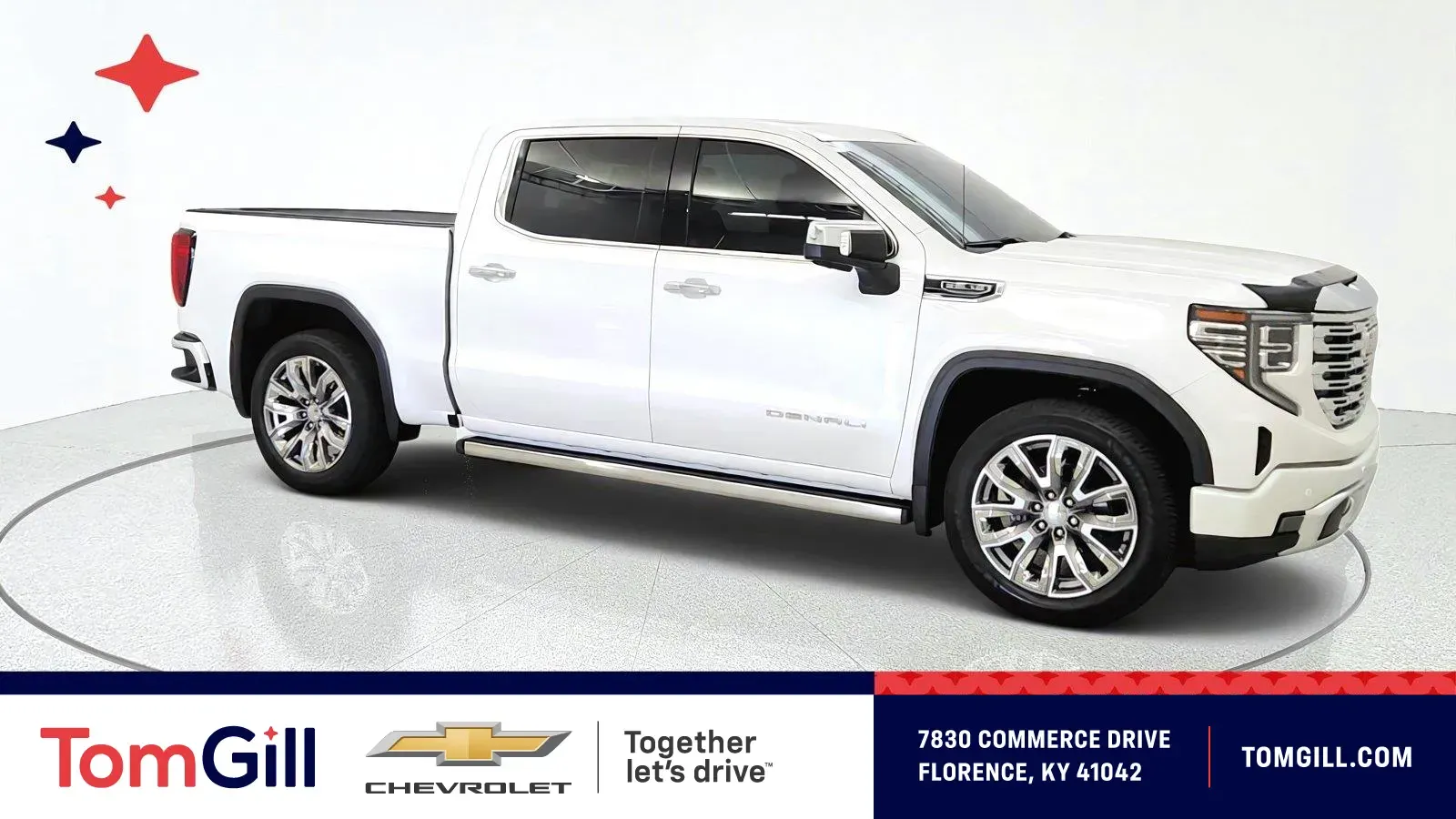 White 2024 GMC Sierra 1500 Denali for sale in Florence, KY