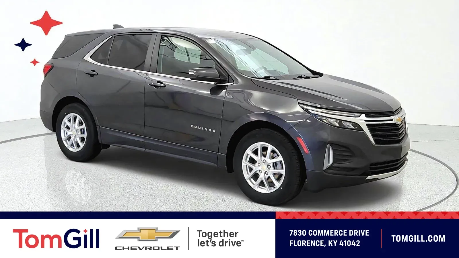 Gray 2022 Chevrolet Equinox LT for sale in Florence, KY