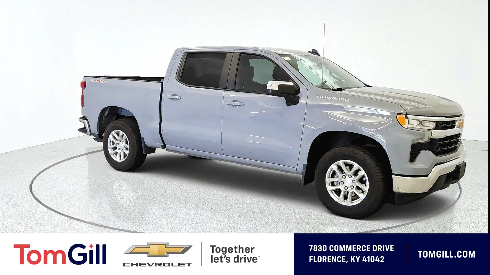 Gray 2024 Chevrolet Silverado 1500 LT for sale in Florence, KY