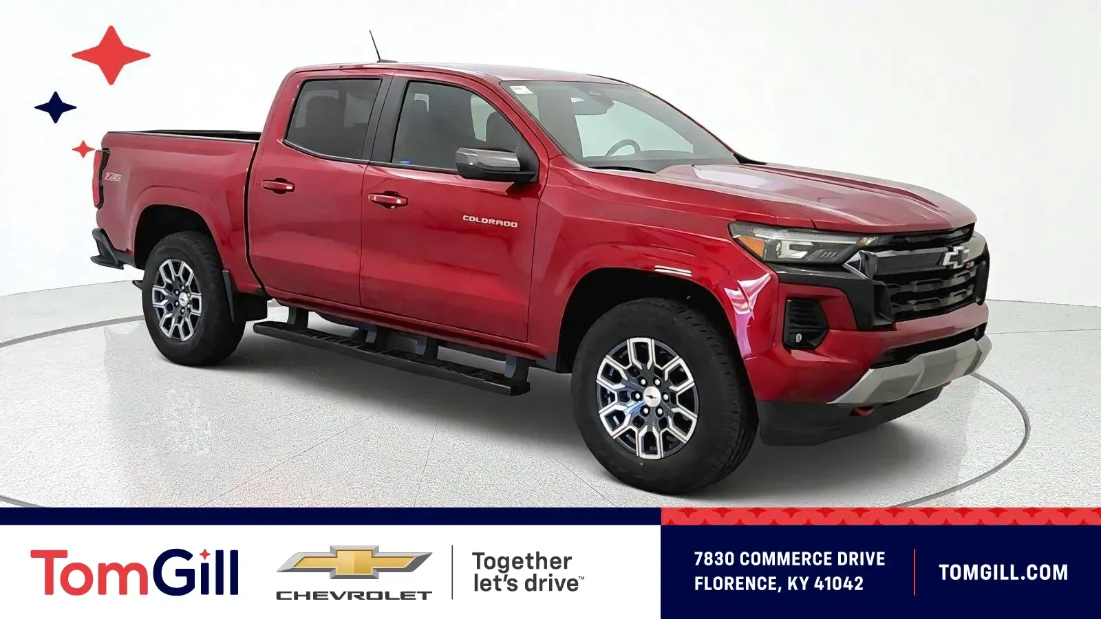 Red 2025 Chevrolet Colorado 4WD Z71 for sale in Florence, KY