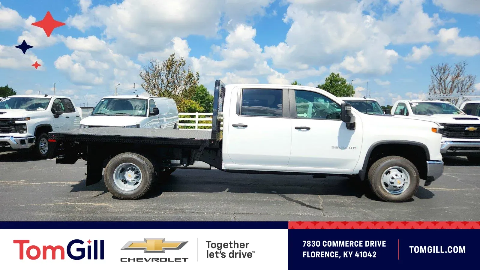 White 2026 Chevrolet Silverado 3500 HD CC Work Truck for sale in Florence, KY
