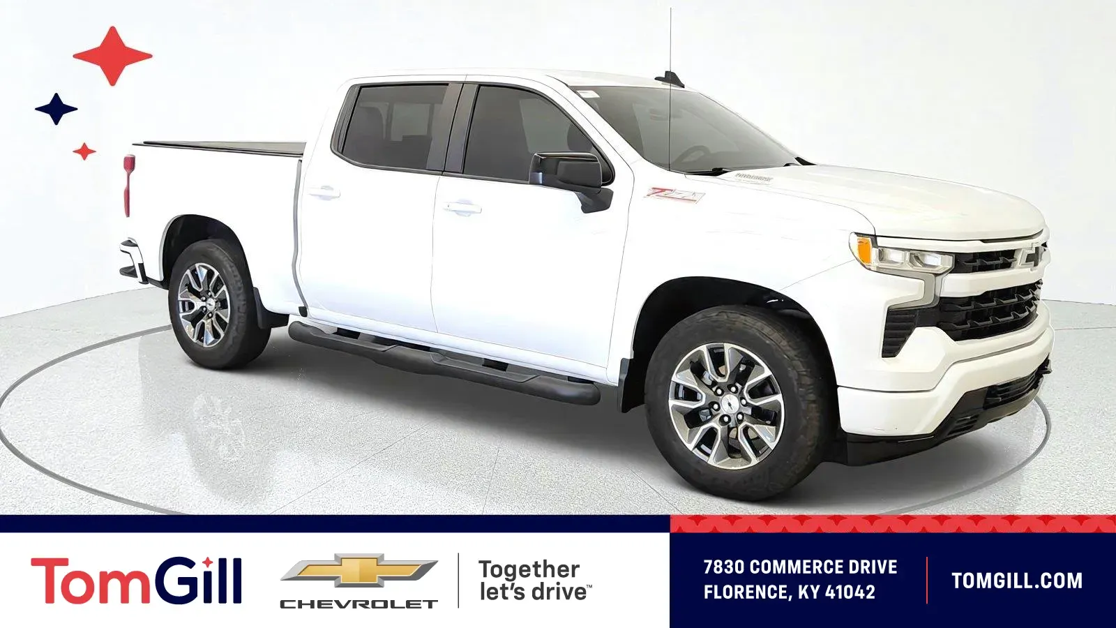 White 2025 Chevrolet Silverado 1500 RST for sale in Florence, KY