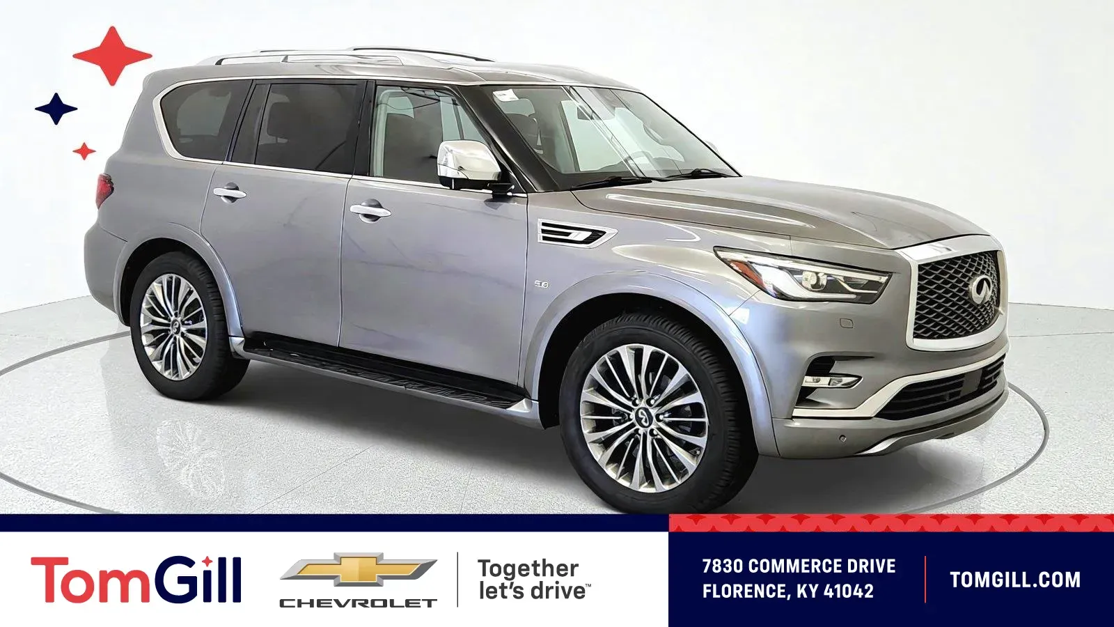 Gray 2018 INFINITI QX80 AWD for sale in Florence, KY