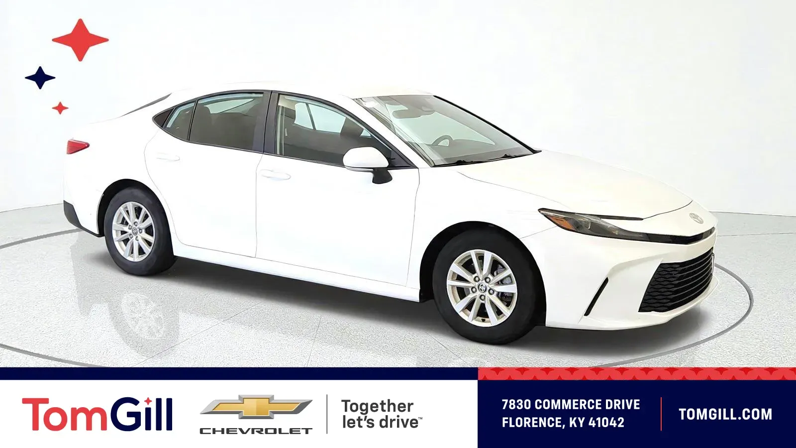 White 2025 Toyota Camry LE for sale in Florence, KY