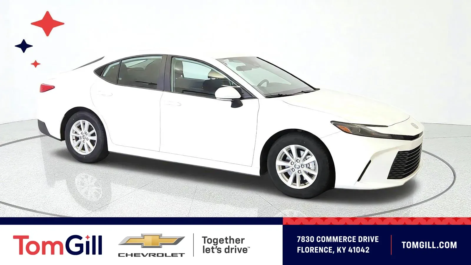 White 2025 Toyota Camry LE for sale in Florence, KY