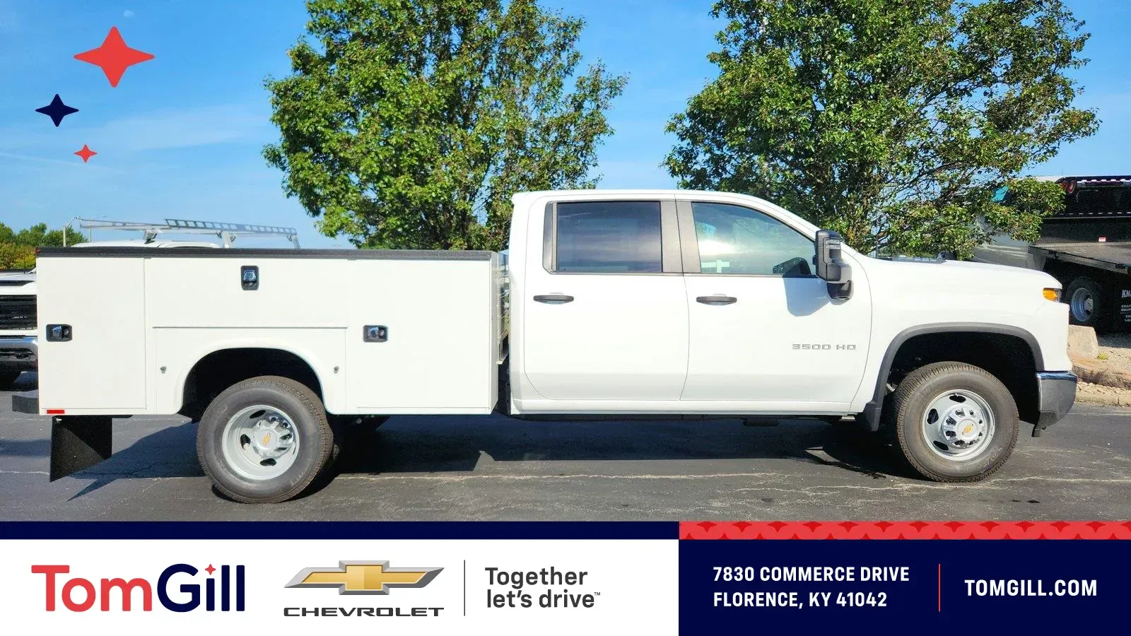 White 2026 Chevrolet Silverado 3500 HD CC Work Truck for sale in Florence, KY