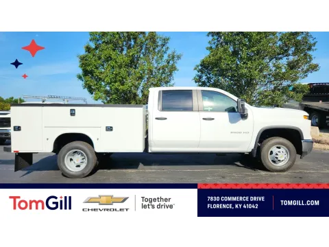 White 2026 Chevrolet Silverado 3500 HD Chassis Cab Work Truck for sale in Florence, KY