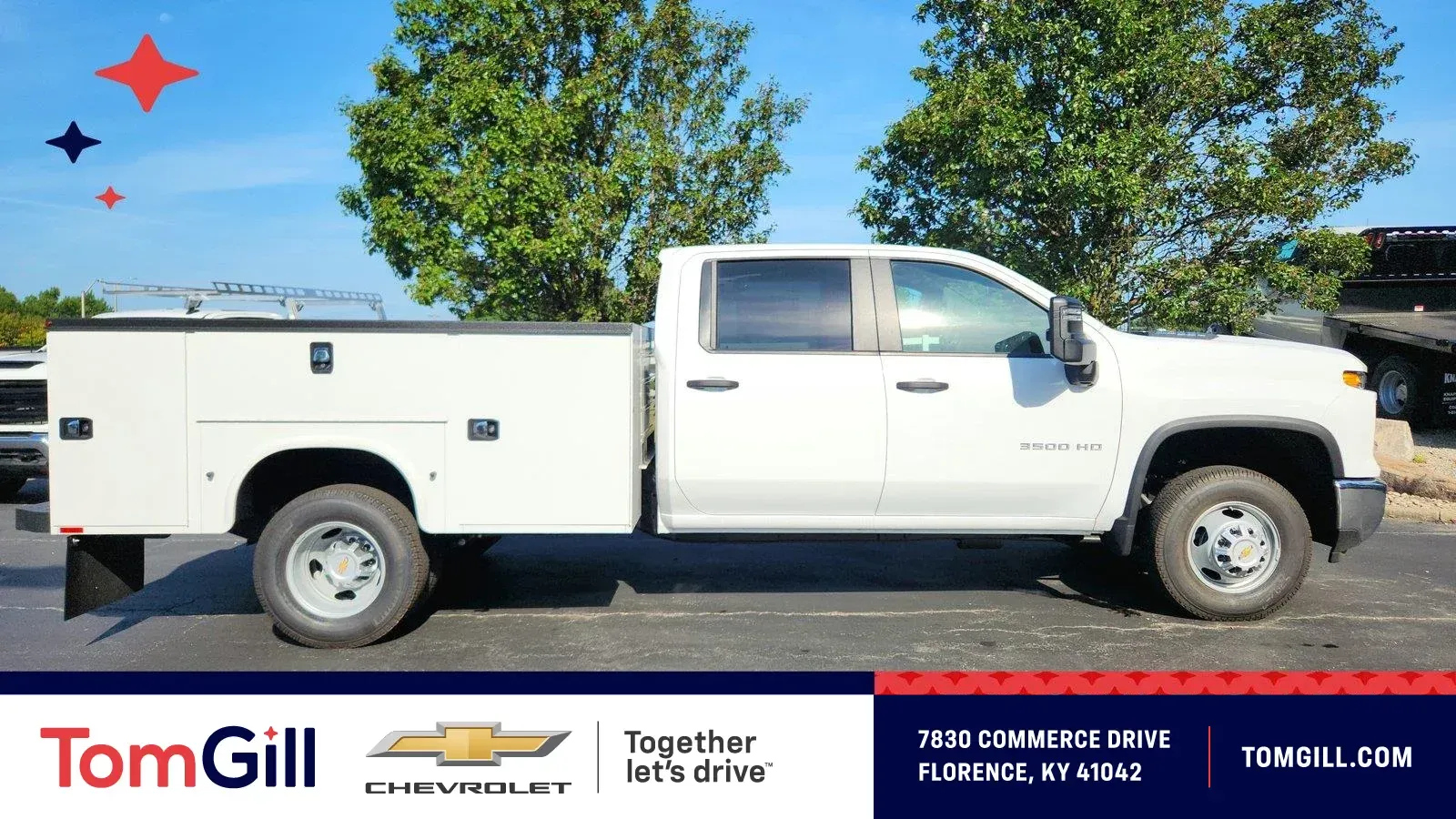 White 2026 Chevrolet Silverado 3500 HD Chassis Cab Work Truck for sale in Florence, KY