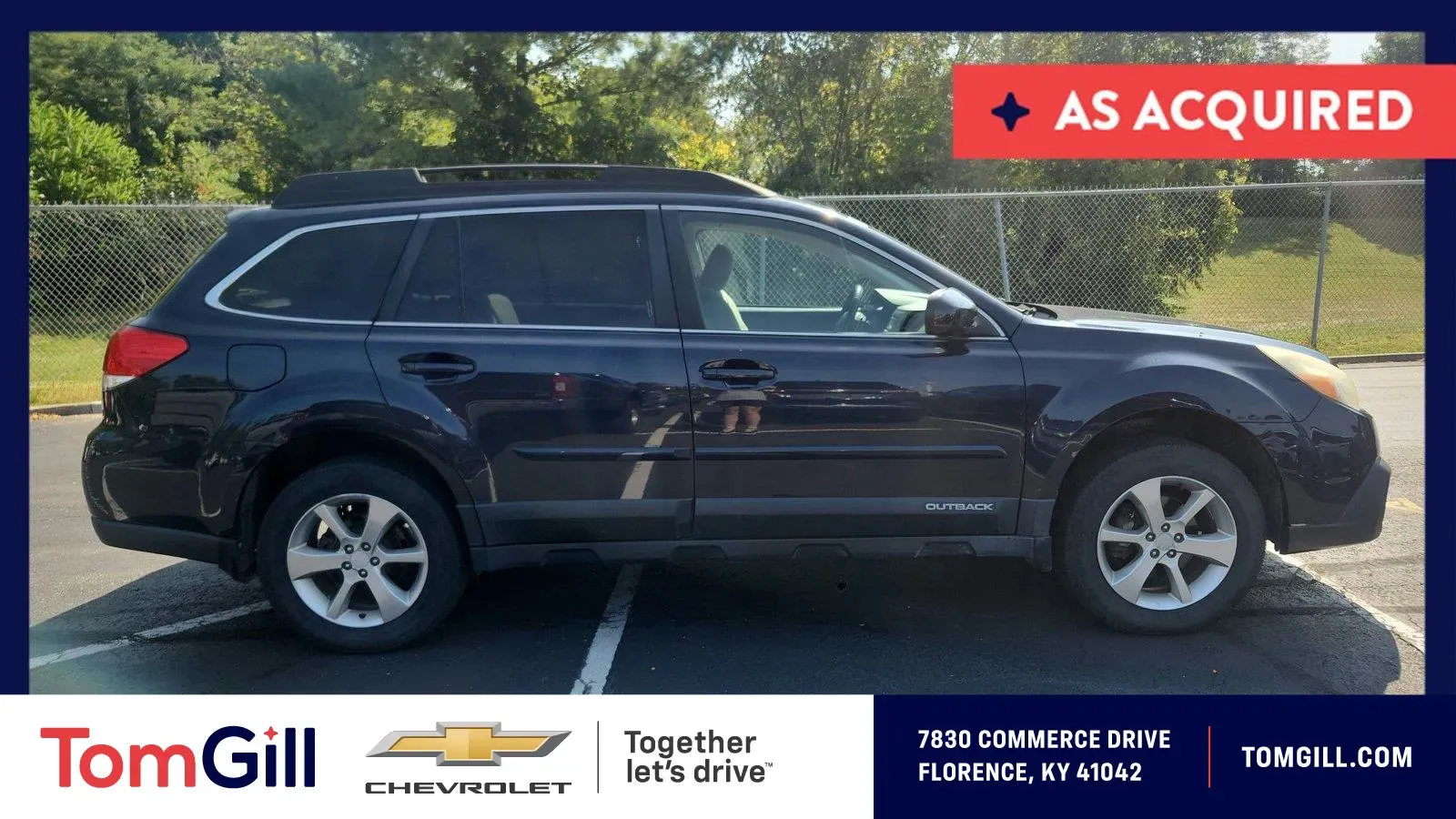 Used 2013 Subaru Outback Premium with VIN 4S4BRCGC9D3294188 for sale in Florence, KY