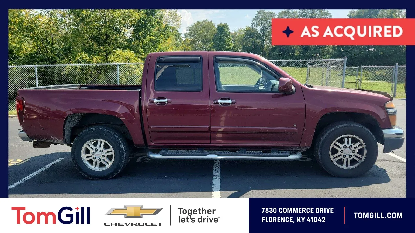 Red 2009 GMC Canyon SLE1 for sale in Florence, KY
