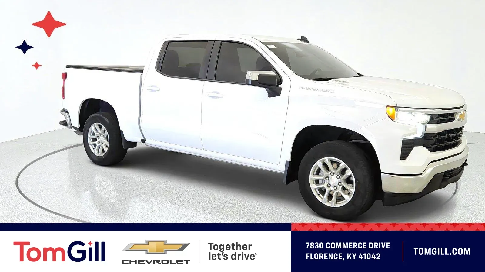 White 2024 Chevrolet Silverado 1500 LT for sale in Florence, KY