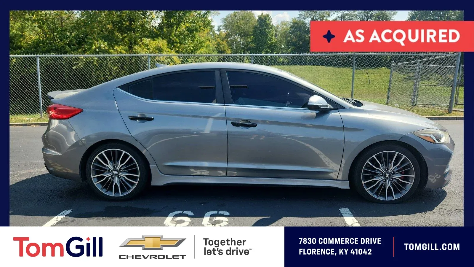 Gray 2018 Hyundai Elantra Sport for sale in Florence, KY