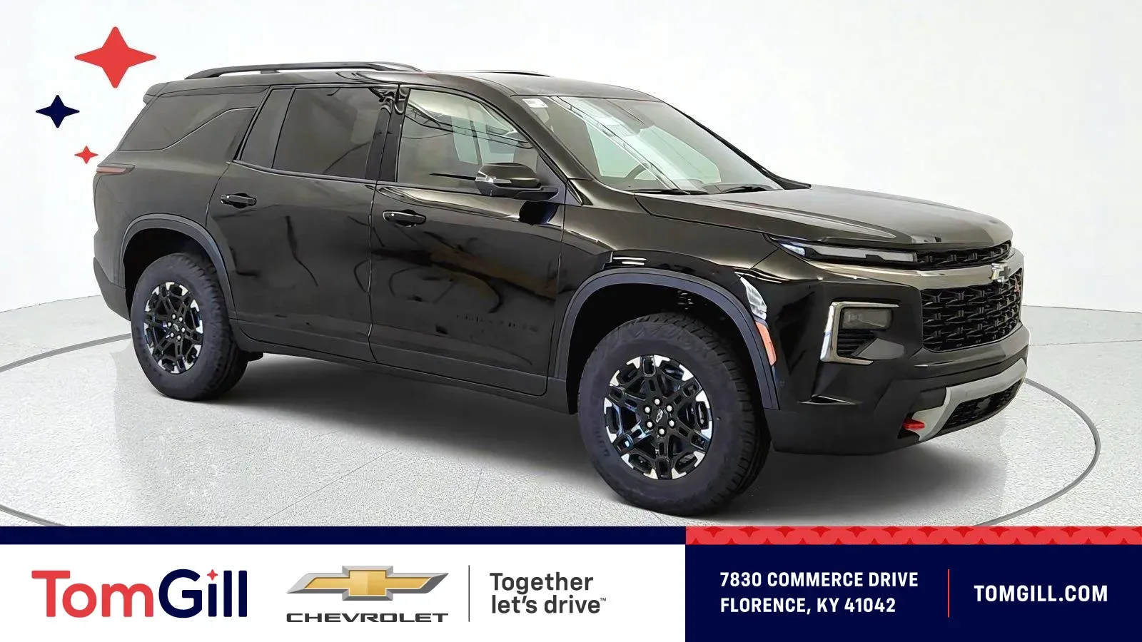 Black 2027 Chevrolet Traverse AWD Z71 for sale in Florence, KY