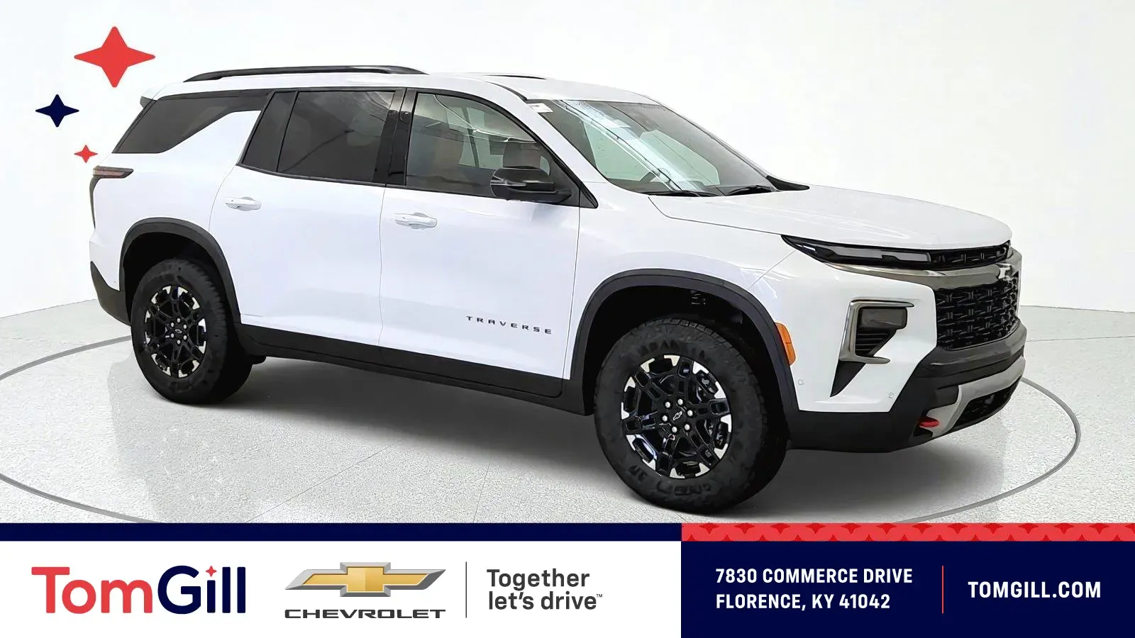 White 2027 Chevrolet Traverse AWD Z71 for sale in Florence, KY