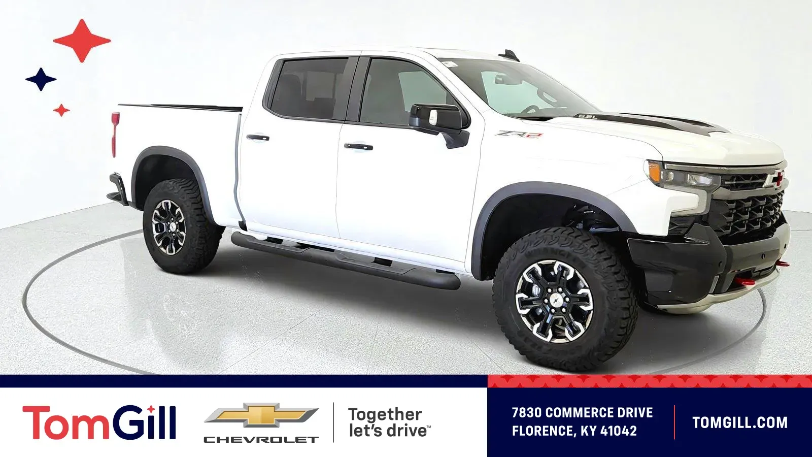 White 2025 Chevrolet Silverado 1500 ZR2 for sale in Florence, KY