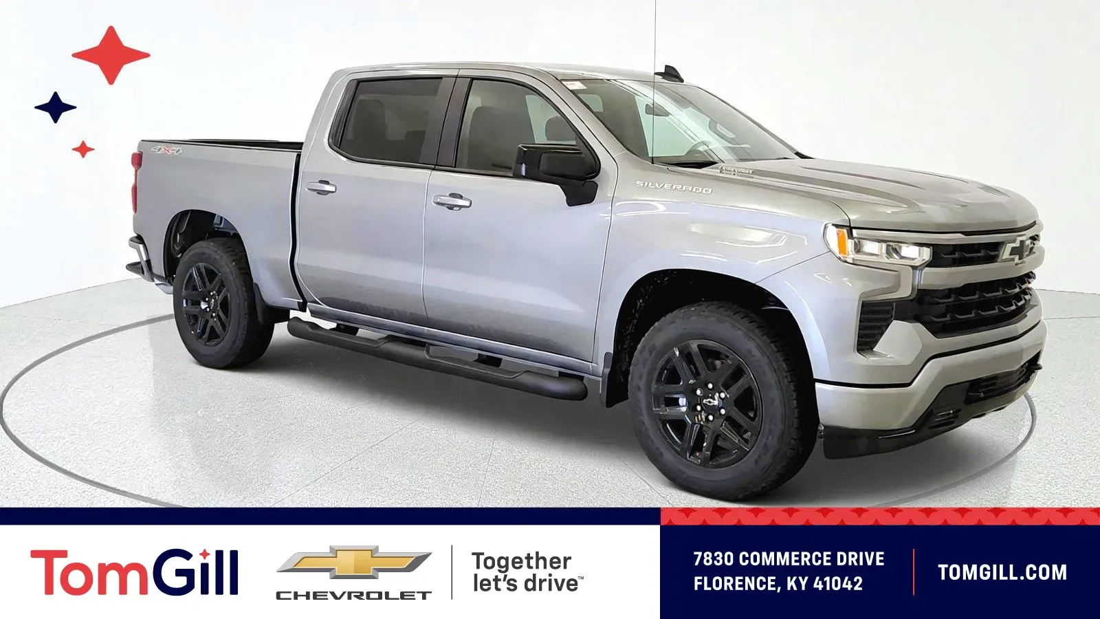 Gray 2026 Chevrolet Silverado 1500 RST for sale in Florence, KY