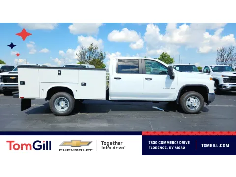 White 2026 Chevrolet Silverado 3500 HD CC Work Truck for sale in Florence, KY