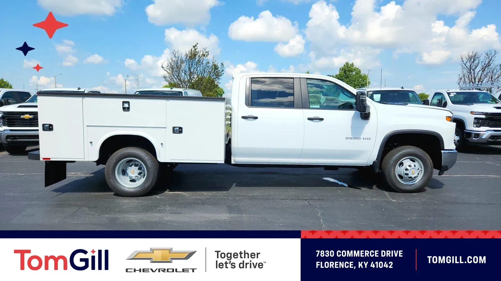 White 2026 Chevrolet Silverado 3500 HD CC Work Truck for sale in Florence, KY
